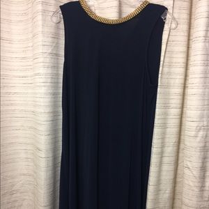 Navy Blue A-Line Dress